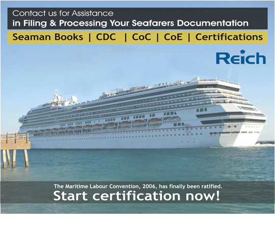 Certificate of Competency (CoC) / Marine Licence Seaman Record  Book / Seaman’s Discharge Book / Continuous Discharge Certificate 